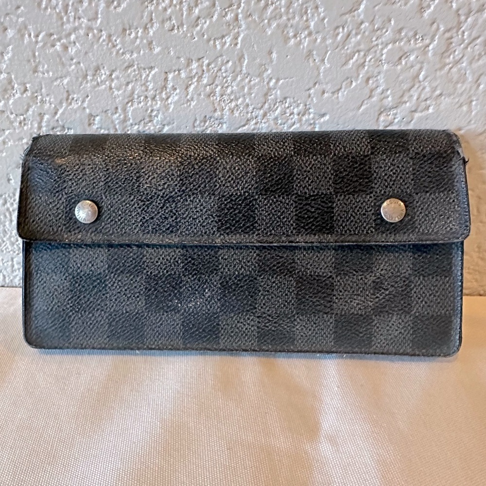 Louis Vuitton Damier Graphite Accordian Wallet
